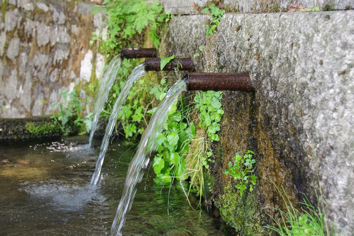 Source des 3 fontaines à Valleraugue dans les Cévennes