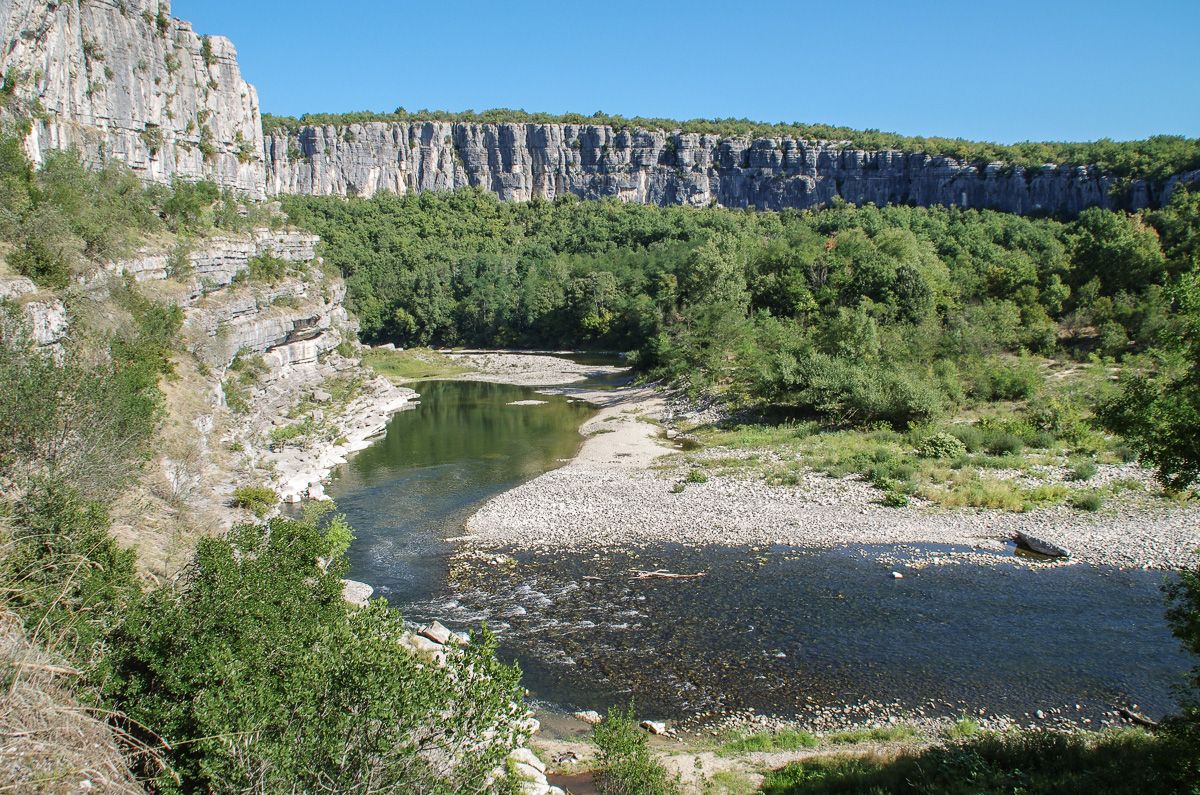 Vue sur le Gardon