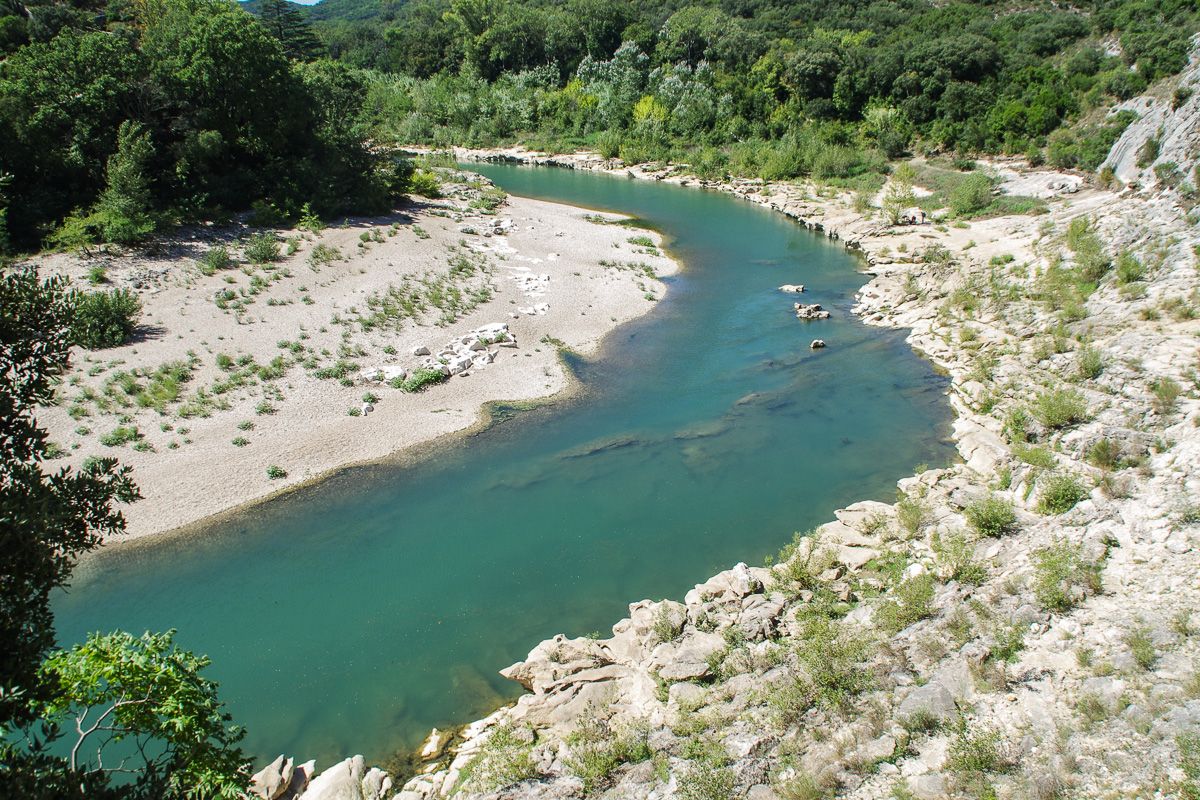 Vue sur le Gardon