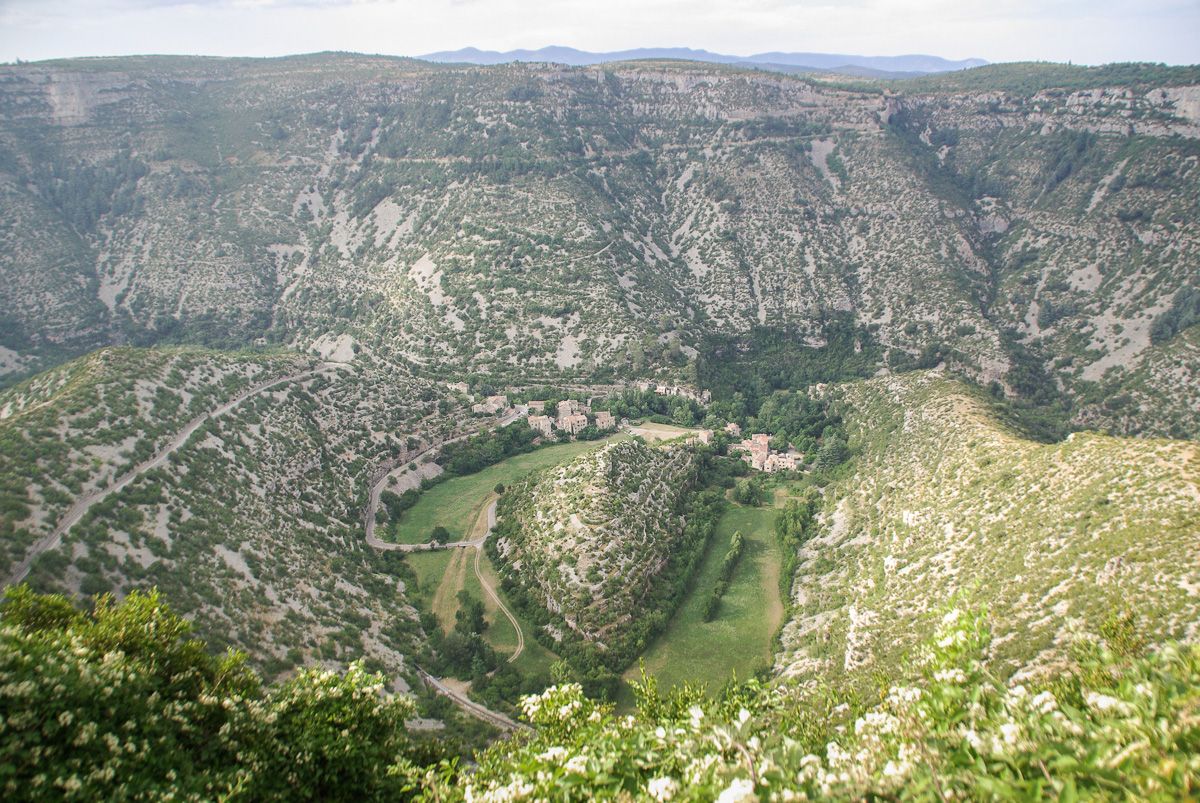 Cirque de Navacelles vu depuis le belvédère de Saint Maurice de Navacelle