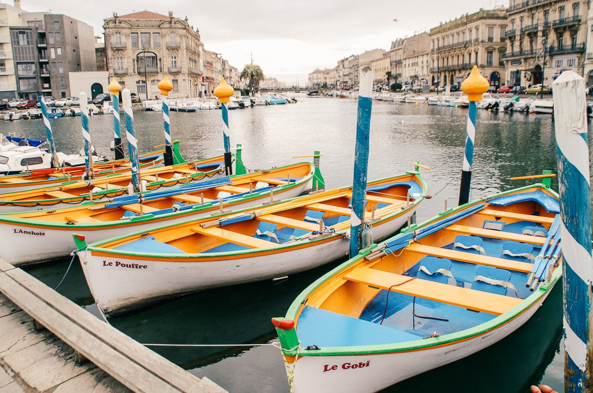 Barques typiques à Sète