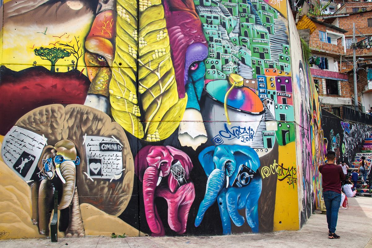 Phot de rue, Street art en Colombie