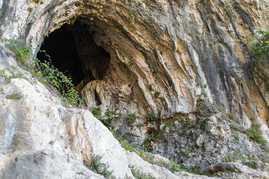 Grotte de Grattera à Gratteri, Sicile, Parc des Madonies