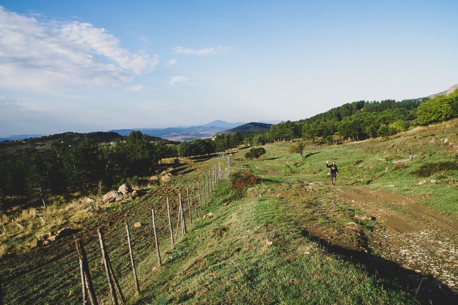 Chemin de randonnée dans le parc des Madonies