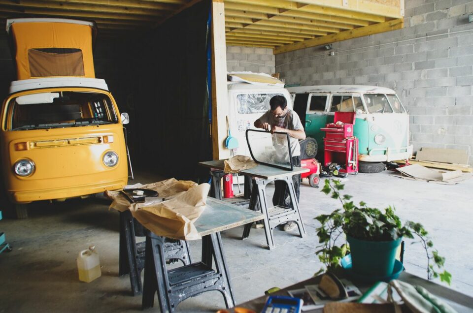 2016-Restauration de 2 combi vw : José le vert & Babette la jaune